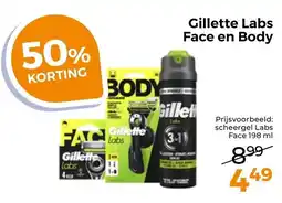 Trekpleister Gillette Labs Face en Body aanbieding
