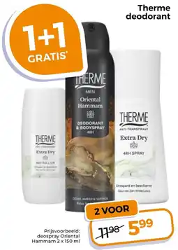 Trekpleister Therme Deodorant aanbieding