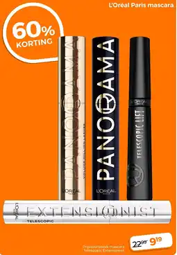 Trekpleister L'Oréal Paris Mascara aanbieding