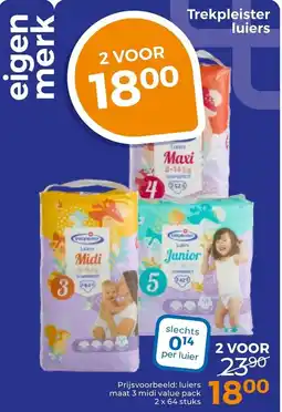 Trekpleister Trekpleister luiers aanbieding
