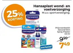Trekpleister Hansaplast wond- en voetverzorging aanbieding