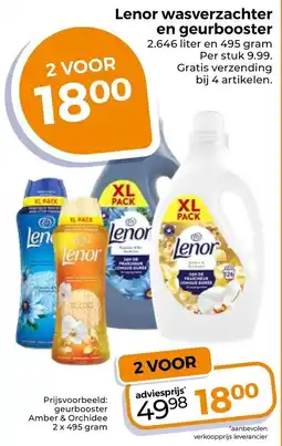 Trekpleister Lenor Wasverzachter en Geurbooster aanbieding