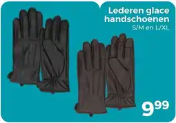 Trekpleister Lederen Glace Handschoenen aanbieding