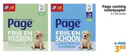 Trekpleister Page Vochtig Toiletpapier aanbieding