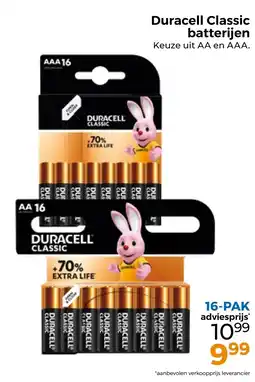Trekpleister Duracell Classic batterijen aanbieding