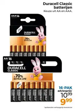 Trekpleister Duracell Classic Batterijen aanbieding