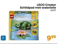 Trekpleister Lego Creator Schildpad met Waterlelie 31377 aanbieding