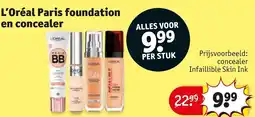 Kruidvat L'Oréal Paris foundation en concealer aanbieding