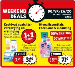 Kruidvat Kruidvat gezichtsverzorging en -reiniging aanbieding