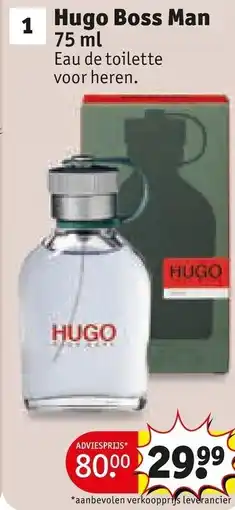 Kruidvat Hugo Boss Man aanbieding