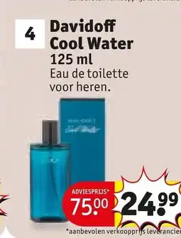 Kruidvat Davidoff Cool Water aanbieding