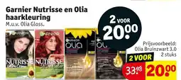 Kruidvat Garnier Nutrisse en Olia haarkleurung aanbieding
