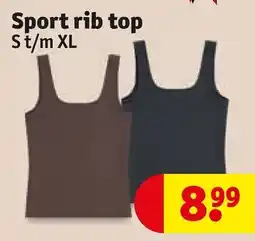 Kruidvat Sport rib top aanbieding