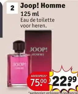 Kruidvat Joop! Homme aanbieding