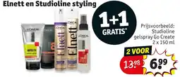 Kruidvat Studioline gelspray Go Create aanbieding