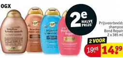 Kruidvat OGX shampoo aanbieding