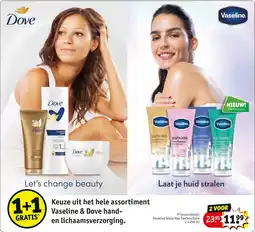 Kruidvat Vaseline & Dove hand- en lichaamsverzorging aanbieding