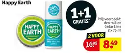 Kruidvat Happy Earth deodorant aanbieding