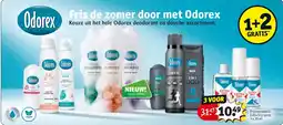 Kruidvat Odorex deodorant en douche assortiment aanbieding