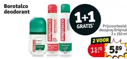 Kruidvat Borotalco deodorant aanbieding