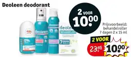 Kruidvat Deoleen deodorant aanbieding