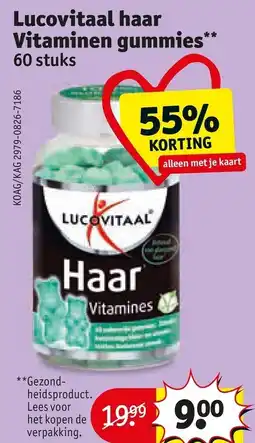 Kruidvat Lucovitaal haar Vitamijnen gummies aanbieding