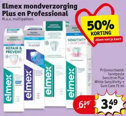 Kruidvat Elmex mondverzorging aanbieding