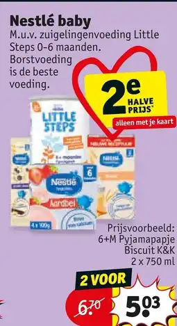 Kruidvat Nestlé baby aanbieding