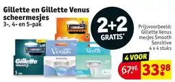 Kruidvat Gillette en Gillette Venus scheermesjes aanbieding
