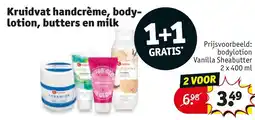 Kruidvat Kruidvat handcrème, bodylotion, butters en milk aanbieding