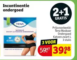 Kruidvat Tena Wasbaar Ondergoed aanbieding