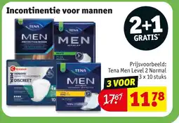 Kruidvat Tena Men aanbieding