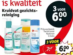 Kruidvat Kruidvat gezichts-reiniging aanbieding