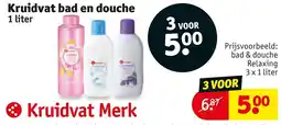 Kruidvat Kruidvat bad en douche aanbieding