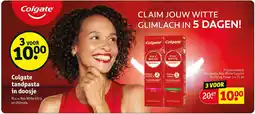 Kruidvat Colgate tandpasta in doosje aanbieding
