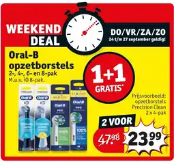 Kruidvat Oral-B opzetborstels aanbieding