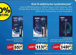 Kruidvat Oral-B elektrische tandenborstel aanbieding