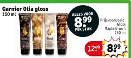 Kruidvat Garnier Olia gloss aanbieding