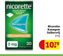 Kruidvat Nicorette Kauwgom aanbieding