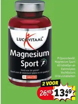 Kruidvat Magnesium Sport aanbieding