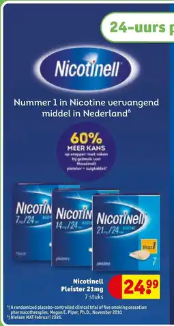 Kruidvat Nicotinell Pleister aanbieding