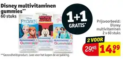 Kruidvat Disney multivitamine gummies aanbieding