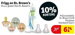 Kruidvat Frigg en Dr. Brown's aanbieding