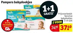 Kruidvat Pampers babydoekjes aanbieding