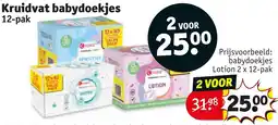 Kruidvat Kruidvat babydoekjes aanbieding