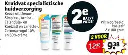 Kruidvat Kruidvat specialistische huidverzorging aanbieding