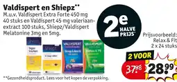 Kruidvat Valdispert en Shiepz aanbieding
