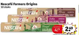 Kruidvat Nescafé Farmers Origins aanbieding