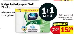Kruidvat Nalys toiletpapier Soft aanbieding