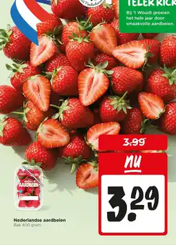 Jumbo Nederlandse aardbeien aanbieding